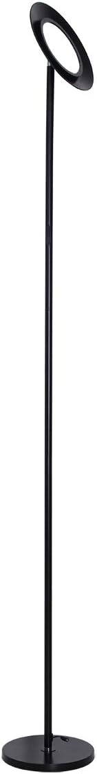 Halo Optronics - Saturne 3220 - LED Floor Lamp 24W Equals 240W - Touch Control/Dimmable/Living Room Lamp/Bedroom Lamp/Multi-Position Rotatable 360 °, Multi Usage [Energy Class A+++]