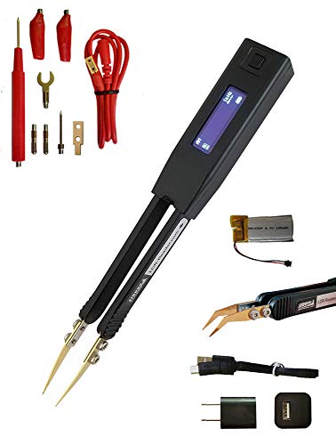 LCR-Reader Pro: Digital Multimeter LCR-Meter Inductance Meter with Kelvin Probe Connector, Charger and Ergonomic Bent Probesâ€¦