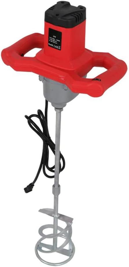 Handheld Concrete Mixer，Electric 2100W Portable Cement Mortar Mixer with 6 Adjustable Speed Mud Paint Mixer 110V for Mixing Mortar Plaster