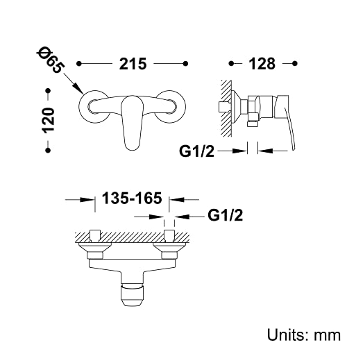 Yes-Grifo-Monamando-de-Ducha-de-facil-instalacion-y-montaje