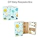 Vencer DIY Baby Keepsake Box,Wood Newborn Keepsake Box and Memory Organizer with DIY Handwritten Label for Baby Shower,Baby Hair,Baby Teeth,Pregnancy,Mother’s Day,New Baby and Maternity,VBK-003