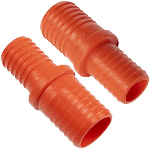AERZETIX - Lote de 2 reductores Acanalados 1 1/4x1 para Manguera de riego | plástico | Manguito conexión reducido Sistema riego Equipo Accesorio jardinería