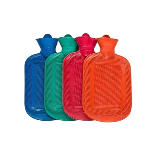 Bolsa Térmica 2 Litros para Compressa de Borracha Água Quente e Fria Dor Muscular Cólica Lesão Termoterapia Masculina Feminina Uso Corporal Multiuso Reutilizável - NRSHOP