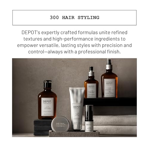 Depot 300 Hair Styling No. 307 Black Gel Gel Modellante Per Capelli Scuri 125 Ml - 5