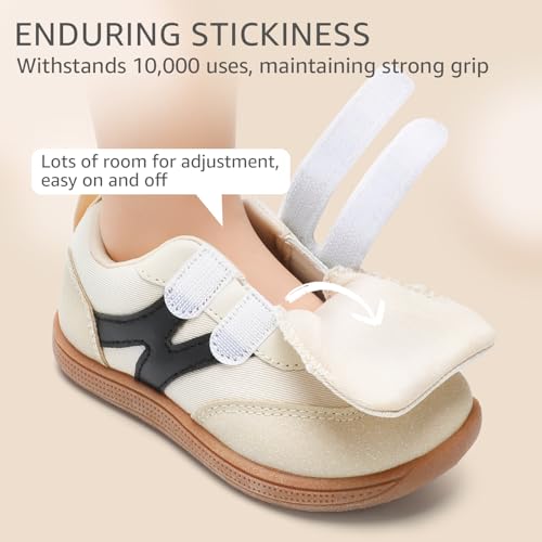 Image of STQ KIDS Toddler Shoes Wide Toe Box Barefoot Sneakers | Zero Drop, Soft Sole, Non Slip, Hook and Loop, Prechool Ready, Indoor Outdoor Play