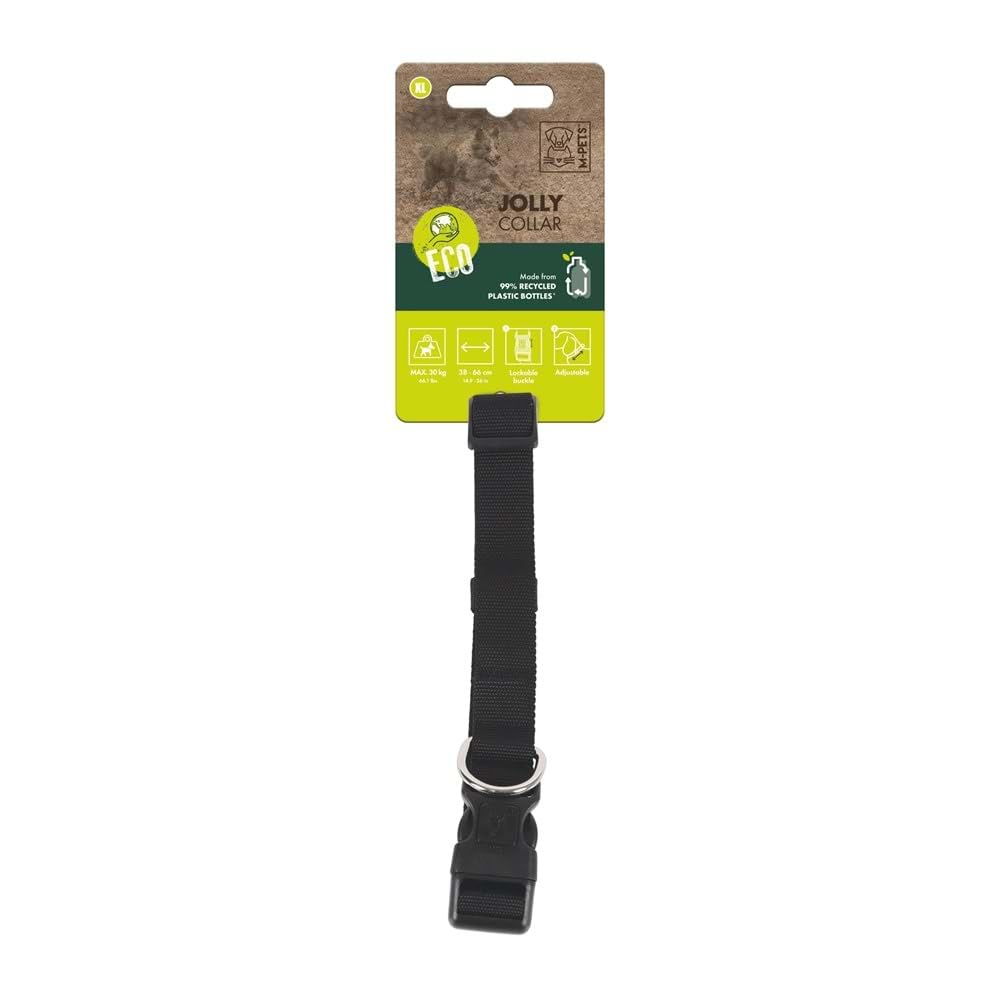 M-PETS JOLLY KÖPEK BOYUN TASMASI BLACK (XL)