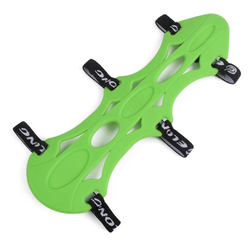 Archery Arm Guards Kids Adult Armguard Forearm Guard Archery Arm Protector with 3 Straps Adjustable Buckles Rubber (Green) — image 1
