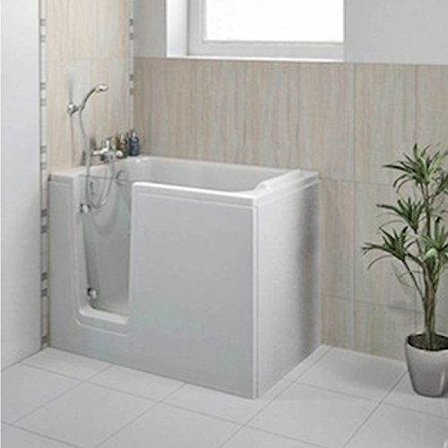 Wanna dla seniorów 120 x 65 cm, wysokość 95 cm (wymiary cyrku), wanna z wejściem L