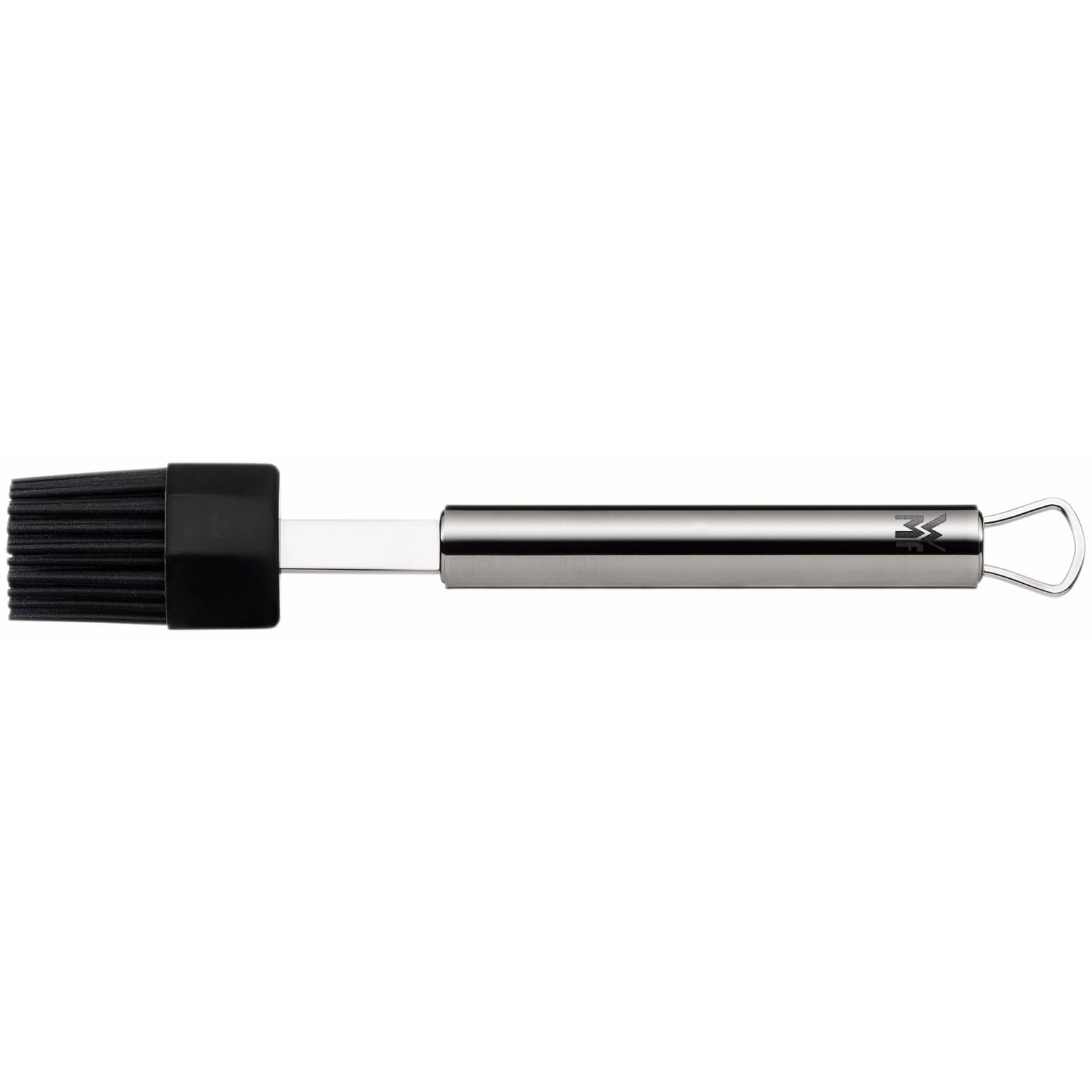 WMF Set 5-teilig Profi Plus Küchenhelfer Set, Suppenkelle Edelstahl 30 cm und Spaghettilöffel 32 cm und Schneebesen Edelstahl 25 cm und Pfannenwender Kunststoff 32,2 cm und Silikon-Backpinsel 20 cm