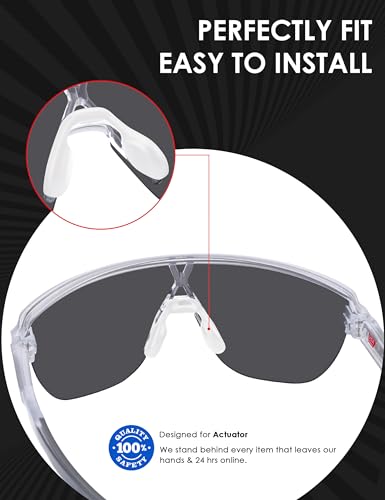 Image of BLAZERBUCK Replacement Nose Pads Piece for Oakley Actuator OO9250-Standard Fit | Low Bridge Fit