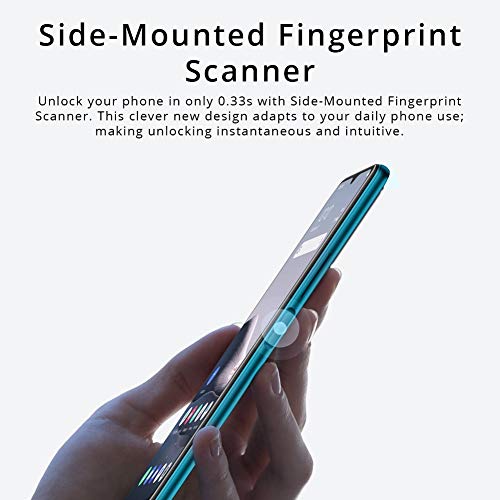 VIVO Y20s, Nebula Blue, 4+128GB, 6.51 Inch Halo Fullview HD+ Display, Side Fingerprint and Face Wake, 5000mAh Battery, AI Triple Macro Camera, Sim Free Smartphone, Dual Sim + 2 Year Warranty