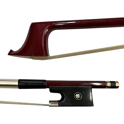 Miniatura 4 de Violín 1 unids de 44 rojo o azul o rosa o café o verde fibra de carbono arco violín equilibrio bien pelo caballo - (color café)