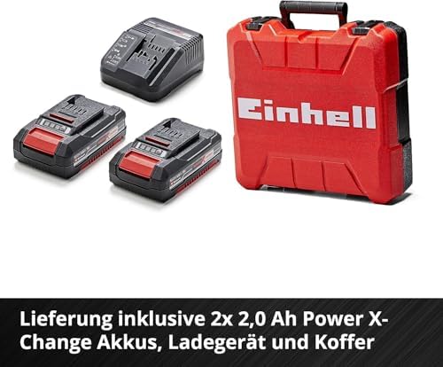 Bild 5 - Einhell Professional Akku-Schlagbohrschrauber TP-CD 18/50 Li-i BL Kit Power X-Change (18 V, Brushless, 50 Nm, Schlagbohrfunktion, inkl. 2x 2,0 Ah Akkus + Ladegerät)
