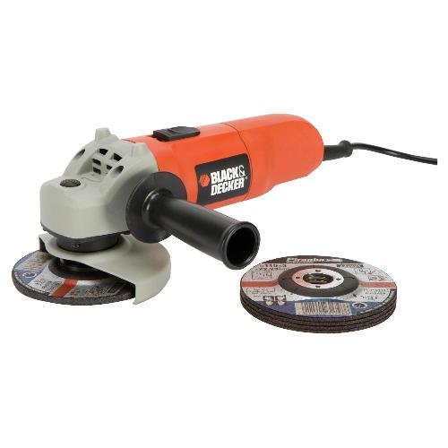 BLACK+DECKER 710 W 115 mm Angle Grinder Power Tool with 5 Cutting Discs, CD115A5-GB