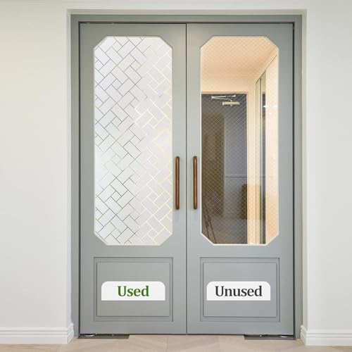Image of WALLMATE Self Adhesive Window Film Frosted 3D Glass Door Window Frosted Film for Home /Office /Bathroom & Living Room Multicolor Frosted Film (24 x 90 Inch, Rectangle)