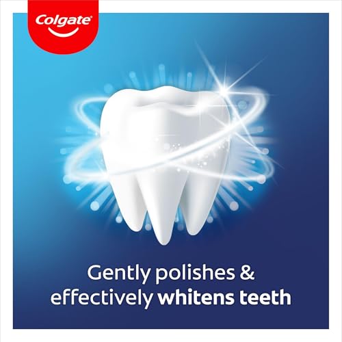 Colgate Advanced White Toothpaste 125ml - Teeth whitening Toothpaste - clinically Proven whitening - whitens in 10 Days - with Active Micro-Cleansing Crystals - new Stain Prevention - Enamel Safe - Image 4