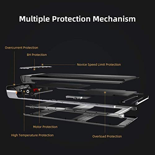 Image of Treadmill Mini Treadmill Intelligent Folding Treadmill Folding Sports Fitness Equipment Treadmill Treadmill Outdoor Indoor Gym Jogging Treadmill