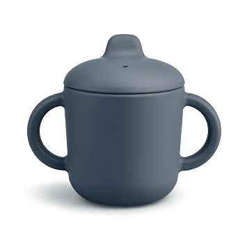Sippy Cups for Baby 6 Months+,Silicone Straw Cups Leak Proof 5oz, Baby Training Cups for 1+ year old Gray