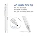 Stylus for Samsung Galaxy Tab A 10.1/10.5/8 Inch Pencil, EVACH Rechargeable Digital Pencil with 1.5mm Ultra Fine Tip Stylist Pens for Samsung Galaxy Tab A 10.1/10.5/8 Inch,White