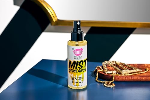 The Doux - MIST DEMEANOR Honey Shine Mist - Hair Mist for Shine - Resists Humidity and Provides Heat Protection - Finishing Spray Hair Product