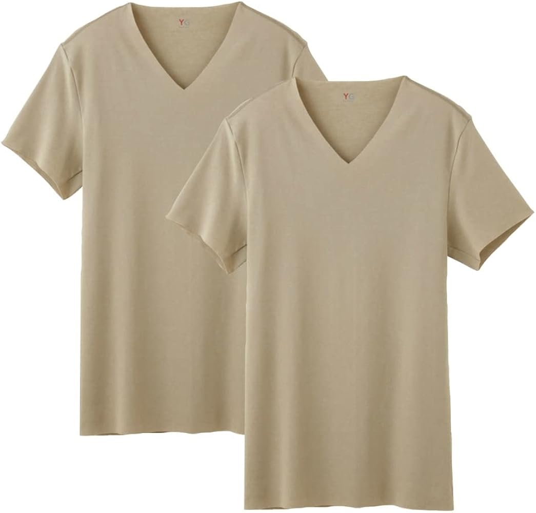 Amazon | [グンゼ] インナーシャツ YG CUT OFFシリーズ VネックTシャツ
