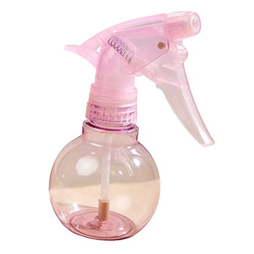 Jojomis Botella de spray de peluquería de 150 ml, botella de chorro vacía recargable, botella de agua para peinar el cabello, peluquería, planta de salón - rosa