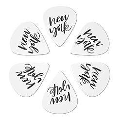 FUCVNPZ Lot de 6 médiators en celluloïd pour guitare électrique acoustique basse ou ukulélé - Les Beatles, Paul McCartney, John Lennon, RIngo Starr, George Harrison FUCVNPZ Lot de 6 médiators en celluloïd pour guitare électrique acoustique basse ou ukulélé – Image 2