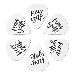 FUCVNPZ Lot de 6 médiators en celluloïd pour guitare électrique acoustique basse ou ukulélé - Les Beatles, Paul McCartney, John Lennon, RIngo Starr, George Harrison FUCVNPZ Lot de 6 médiators en celluloïd pour guitare électrique acoustique basse ou ukulélé – Image 2