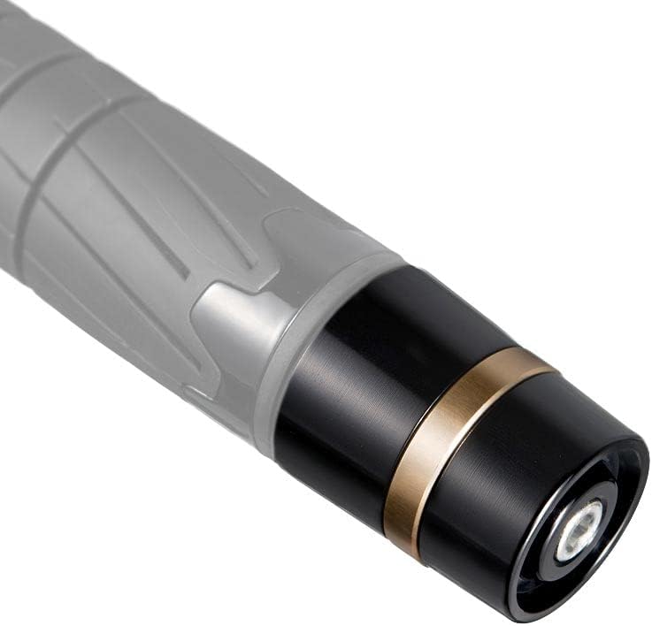 KiWAV Motorcycle Titanium CNC Aluminum Bar Ends Rubber Mount Two-Tone Color Style Universal Fit 7/8 and 1 Inch Handlebar