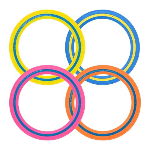 4 Piezas Anillos De Lanzamiento, Anillos De Frisbee De 25 Cm Para Adultos