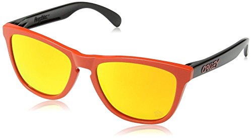Oakley OO9013-34 Discontinued- Frogskins Heritage Red w/Fire Ird