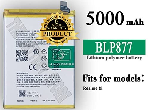 Image of Original BLP877 battrey for Realme 8 /8i battrey Battery with 6 Month Warranty*** (P140)