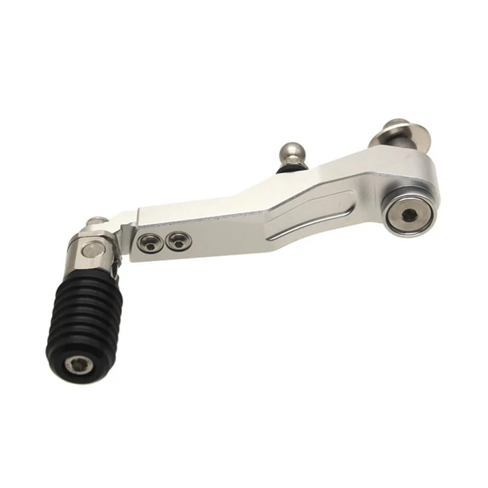 Teknui Silver Motorcycle Gear Lever Motorcycle Adjustable Folding Gear Shifter Shift Pedal Lever For F900 R F 900R F900r 2020-2024