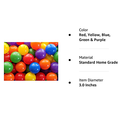 My Balls Pack Of 150 Jumbo 3" Size Standard Grade Ball Pit Balls For Home Use (Standard Home Grade, Pack Of 150) #TOP5