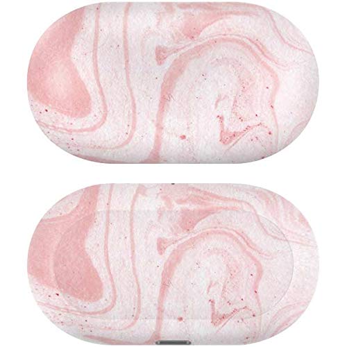 Skinit Decal Audio Skin Compatible with Samsung Galaxy Buds+ - Officially Licensed Originally Designed Pink Marbling Design