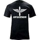 USAMM Army Aviation Branch Insignia Winged Propeller Veteran Graphic T-Shirt
