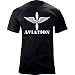 Army Aviation Branch Insignia Winged Propeller Veteran Graphic T-Shirt