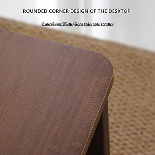 Table basse en bois massif table centrale pliante grand bureau de salon - 6