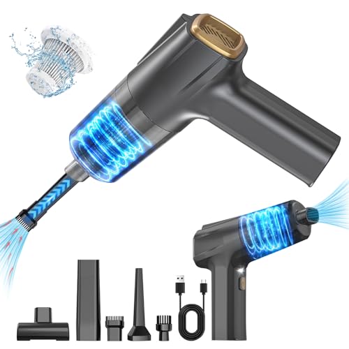 DERJLY Handheld Vacuum Cleaner Car Cordless: Mini Rechargeable Hand Vacuum