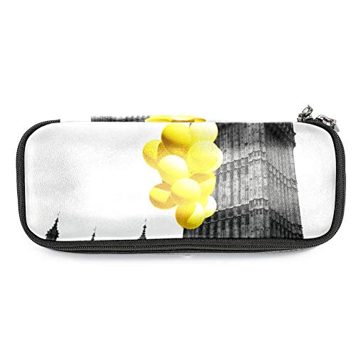 Preisvergleich Produktbild Personalisierbares farbiges Federmäppchen, Kapazität, Stifteetui, Doppelreißverschluss, Schreibwaren-Tasche, Kosmetiktasche mit Fächern für Mädchen, Jungen und Erwachsene