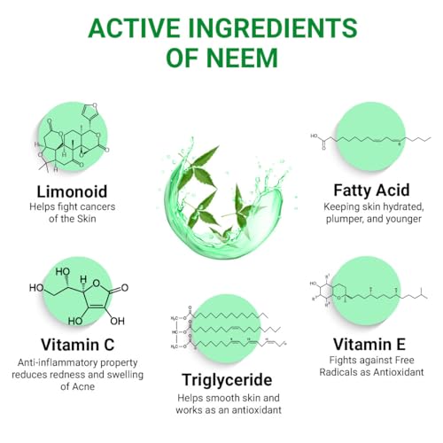 Image of Keya Seth Aromatherapy Neem Gel Moisturizer- For Oily & Sensitive Skin, Prevents Acne & Pimple, Rashes, Skin Allergies & Skin Eruption, with Pure Neem Extract 190gm
