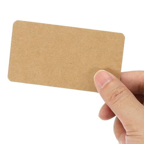 Cartes de visite vierges 600pcs en papier artisanal robuste et multicolore