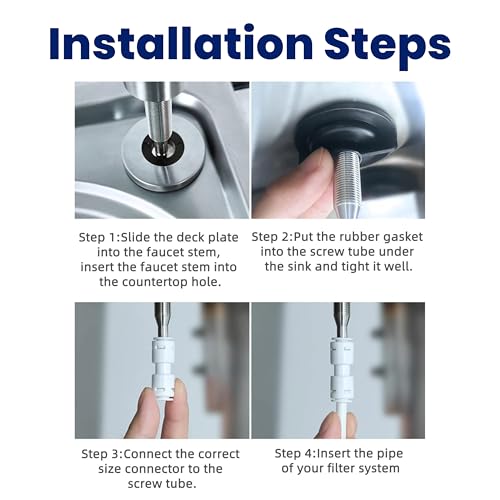 Image of Shapure Stainless Steel Faucet Tap | Black Matt Finish | Durable Drinking Water Filter Faucet Tap - Ideal for Undersink RO Water Purifiers | Sleek, Leakproof, and Corrosion-Resistant Design (Silver)