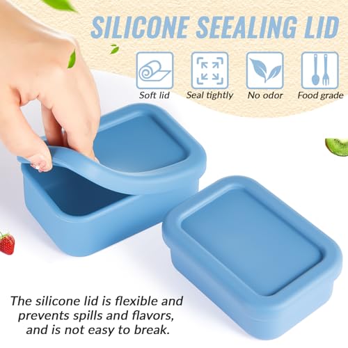 Molde de silicona para congelar 6 piezas 1 taza con tapa miniatura 3