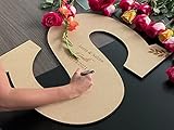 Wood Letter Wedding Guestbook | Personalized Wedding Sign | Modern Wedding Decor | Guest Book...