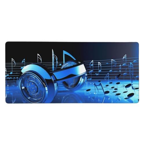 Grand tapis de souris de jeu étendu 90x40cm pour ordinateur