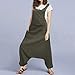 Luckycat Monos Mujer Fiesta Tallas Grandes Verano sin Mangas Suelto Pantalon Ancho...