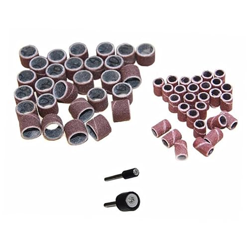 NUOBESTY 307pcs Polishing Circle Durable Rubber Polishing Discs for Electric Grinders Versatile for Ceramics and More Easy to Use Papers