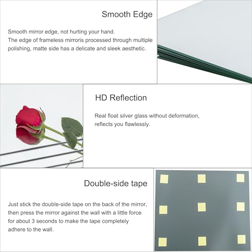 image for Ruomeng Home Gym Mirror Tiles 12