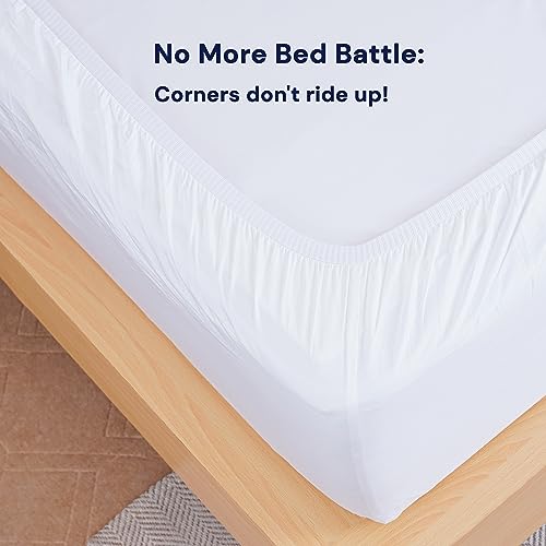 Sheet Story 100% Egyptian Cotton Double Fitted Sheet, 41cm Deep Pocket, 400 Thread Count, Hypoallergenic - Image 3